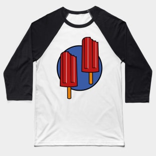 Ice cream flat design Baseball T-Shirt